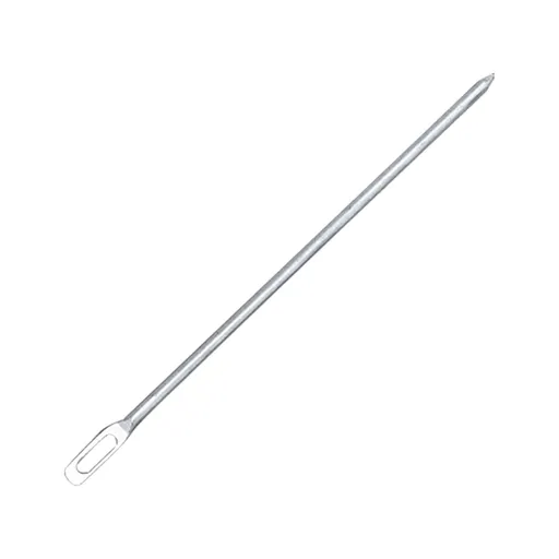 Rope Threading Tool*1 Stainless Threader Easy Pull Bodkin Needle Threader Tweezer Metal Bodkin Ribbon Weaving Tool for Elastic Threading Sewing Machine One Size Silver