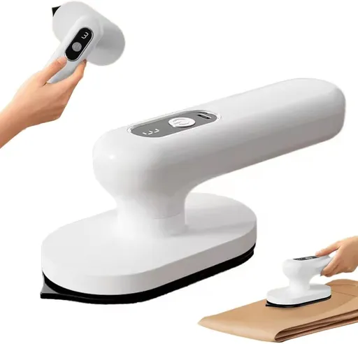 Handheld Garment Steamer Fast Heating 1 Piece White Lightweight Easy to Iron Gentle on Fabrics Suitable for Home Travel Office