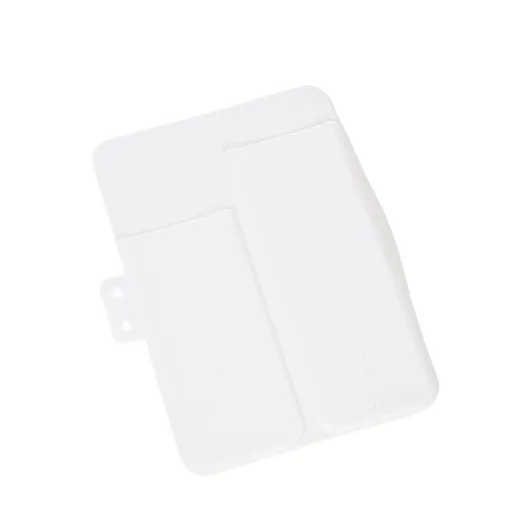 White Travel Silicone Hair Tool Storage Mat - Heat Resistant, Non-Slip, Foldable Organizer for Curling Irons and Straighteners, Dual Pocket Design for Cords and Styling Tools