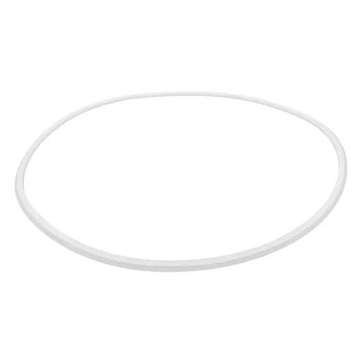 Rubber Floor Protector Ring Easy to Use Anti-Slip 38.50X38.50X0.50cm White