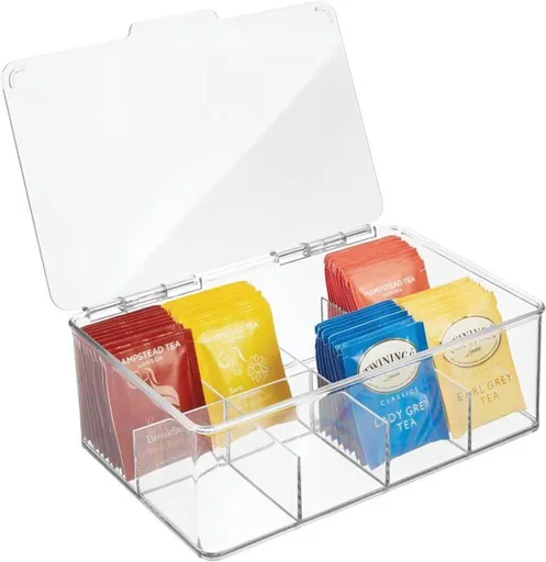 8 Compartment Tea Storage Box