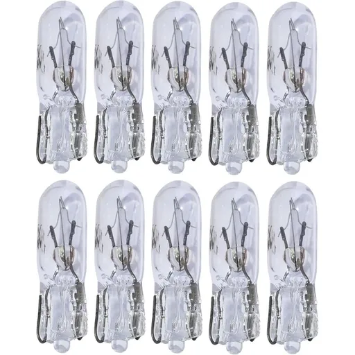10 pcs T5 12V 1.2W DAshboard Light Bulbs
