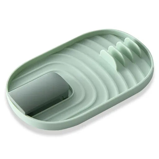 Spoon Rest with Lid Holder for Kitchen Counter,Kitchen Utensil Rest for Cooking Foldable and easy to store.