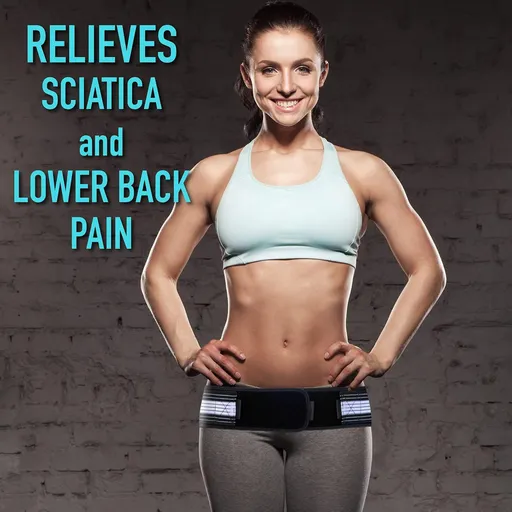 Sciatica Pain Relief Belt - Flexi Back Belt- Lower Back Support Brace for Men and Women - Pelvic Support Belt