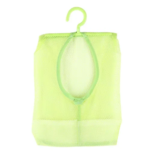 Clothespin Bag, Multi Purpose Hanging Mesh Storage Bag Clothespin Bag with Hanger for Socks Stockings Bra Underwear Bathroom