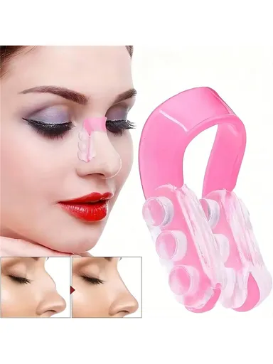 1pcs Silicone Nose Clip Nose Shaper Beauty Tool Nose Pincher Lifter Stopper For Rhinoplasty Shaping Makeup Nose Lift Tool Adjustable Comfort Fit