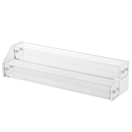 2 Layers Nail Polish Organizer, Transparent, High-grade Quality, Tabletop Mount, Ideal for Cosmetics