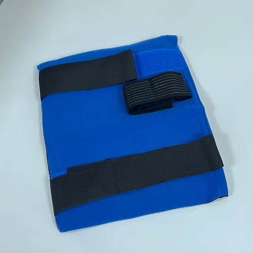 Large Flexible Gel Ice Pack & Wrap with Straps for Hot Cold Therapy - Pain Relief for Shoulder Rotator Cuff, Back, Hip