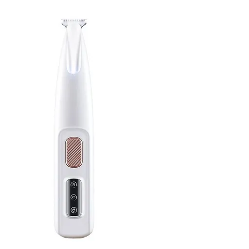 Silent, Cordless, Handheld and Washable Pet Hair Clipper. Equipped with LED Lights Paw Trimmers for Pet's Feet, Rechargeable, Suitable for Paws, Eyes, Ears, Face and Buttocks Areas