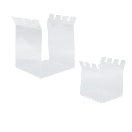 Filling Freezer Bag Stand Acrylic Adjustable Food Storage Bag Stand for Kitchen Organization