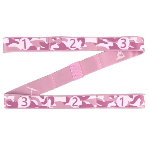 Yoga Pull Strap Belt Multifunctional Yoga Stretching Strap Or Women Men Adults - Pink