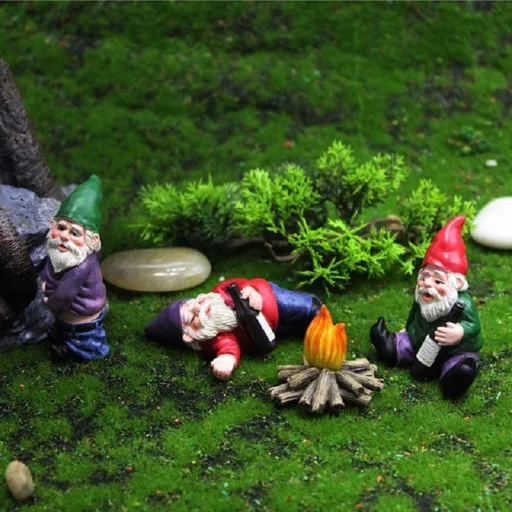 4pcs Drunk Gnomes Dwarf Garden Decorations Decor Clearance Drunken Figurines for Outdoor Indoor Patio Yard Lawn Ornament Gift
