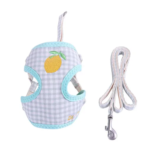 Zichen Cat Harness Cotton Vest Summer Mint Green (without bag)) M(1.5 suitable for 3.50 kg-7.50 kg