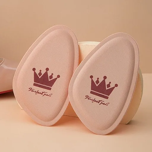 Soft Forefoot Cushion Pads for High Heels, Anti‑Slip Pain Relief Shoe Inserts for Women Pointed Toe Shoes, 1 Pair