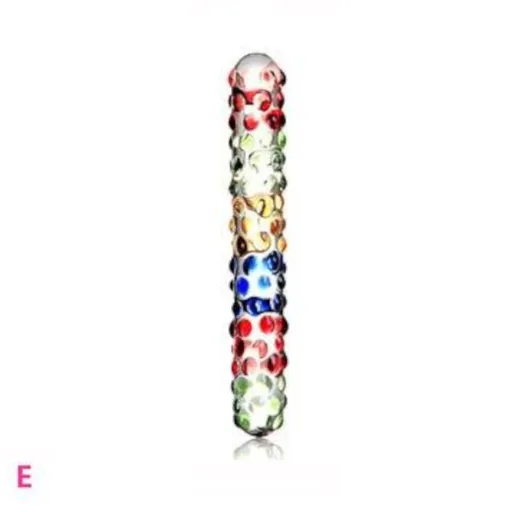 House Of Dasein 12 Styles Dildo Smooth Glass Anal Beads Double Ended Dong Butt Plug - Style E
