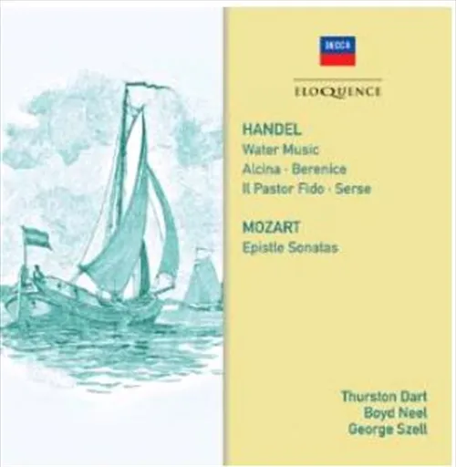 Handel: Water Music; Mozart: E - Dart, Thurston: Philomusica Of Lond Cd Album