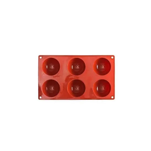 Soap Mold Cake Mould Kitchen Accessories Kitchenware Silicone Gel Baking Tools - 6 semicircle