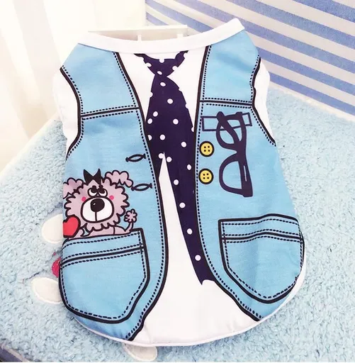 shine Pet Vest Polyester Mesh Dog Cat Clothing Vest-vest collar XXL (chest circumference 55CM recommended 6.00 kg-7.50 kg