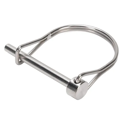 Safety Coupler Pin 316 Stainless Steel D Type Shaft Locking Pin for Table Saw Truck Boat Trailer 5x50mm/0.20x1.97in
