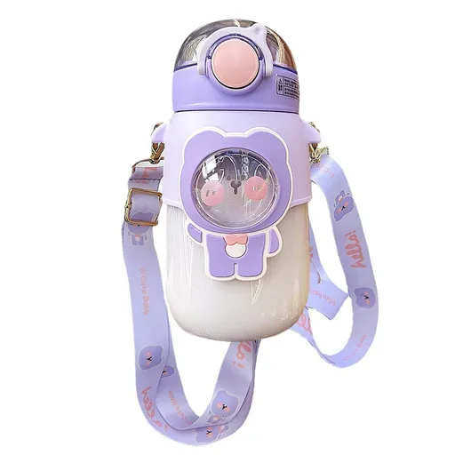 Cute Portable Water Bottl, Cute Water Bottl Portable Leakproof Water Jug for Girls Women Sports Cam Picnic Hiking Travel