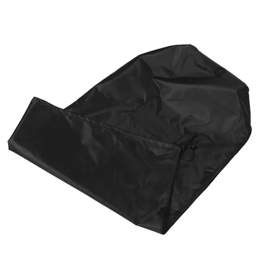 Outdoor Heater Cover Black Waterproof Dustproof with Zipper and Storage Pocket for Patio