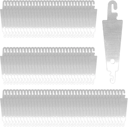 100 Pcs Stainless Steel Needle Threaders,Needle Threader for Hand Sewing Needle Threader Tool for Small and Large Eye Needle Sewing Needle Threader for Cross Stitch Embroidery Craft Knitting
