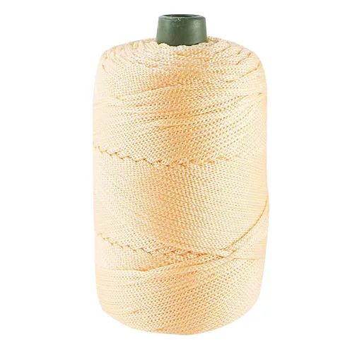 32 Colors Macrame Cotton Cord 200g/7.05oz,100% Natural Handmade 4 Strands Twisted Cotton Rope Polyester Thread Spools for Wall Hanging Plants Hangers Gift Wrapping Tapestry DIY Crafts #N - Cream-Coloured