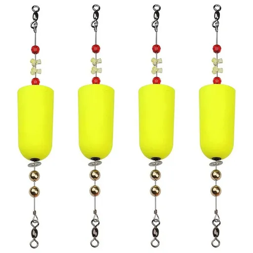 Popping Corks for Saltwater Freshwater Fishing Popper Floats Redfish Speckled Trout Sheepshead Flounder Yellow