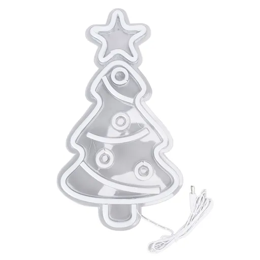 Xmas Tree Neon Light LED Neon Sign Light Wall Decor Art for Kids' Room Birthday Party Decor