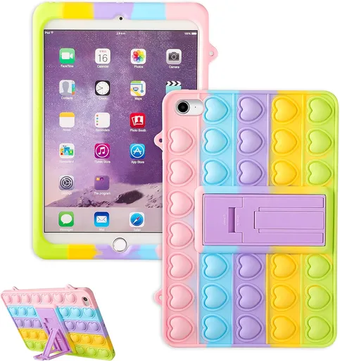 iPad Air 2/iPad 6/Pro 9.7" Case Cute Silicone Cartoon Design Lightweight Stylish Protective Cover