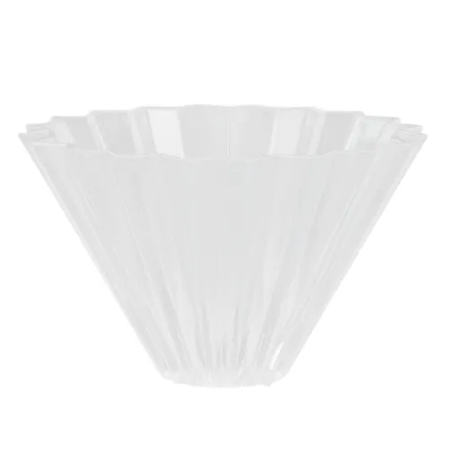 Coffee Filter Cup Resin Conical Reusable Hand Brewed Coffee Dripper Strainer for Kitchen Transparent Color