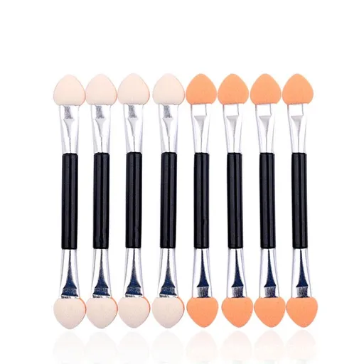 10pcs Makeup Double-End Eye Shadow Sponge Brushes Applicator Cosmetic Beauty Tool Stylish and Popular