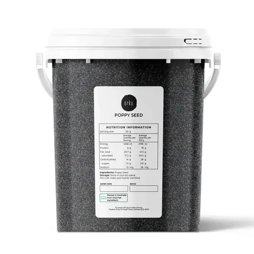 Orku 800g Poppy Seeds Unwashed Bucket Papaver Somniferum For Baking Decorating