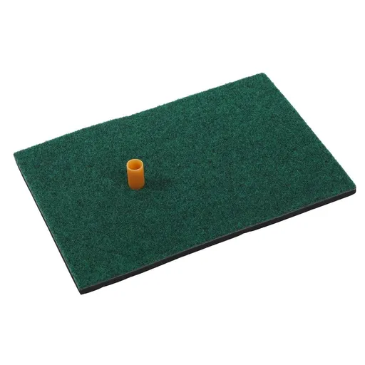 30x20cm Golf Swing Practice Mat Golf Indoor Hitting Mat Artificial Lawn Grass Pad with Tee