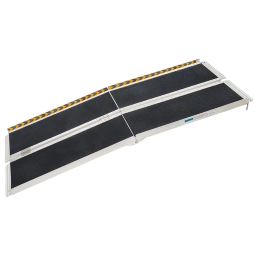 Kartrite 5FT Folding Aluminium Wheelchair Ramp Portable Suitcase Mobility Scooter Ramp Non-Slip 272kg Capacity