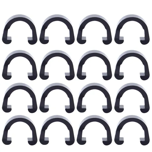 100Pcs C Shaped Bike Cable Clips for Mountain Bike Use 1.3x1x0.5in