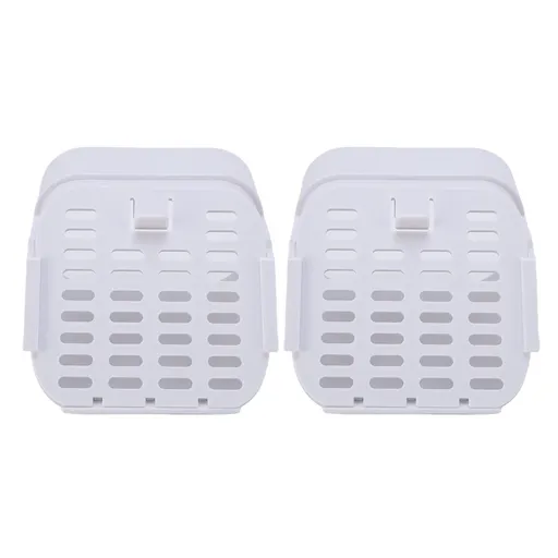 2x3 Inch Type A Gutter Downspout Extension Accessory Downspout Outlet Filter and Leaf Guard for Residential White