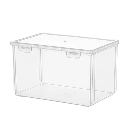 Clear Plastic Bread Storage Container | Airtight Bread Bin for Loaf & Cake | Reusable Kitchen Organizer | 2 Size Options (8.38x5.78x5in or 11.81x4.13x5.12in) | Food-Safe Polypropylene