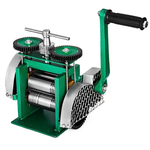 Combination Rolling Mill Machine Roller Width: 120 mm, Roller Diameter: 55 mm Rolling Mill Jewellery 85mm Roller Width Flat Rolling Manual Jewelry Press Tabletting Tool Jewelry DIY Tools