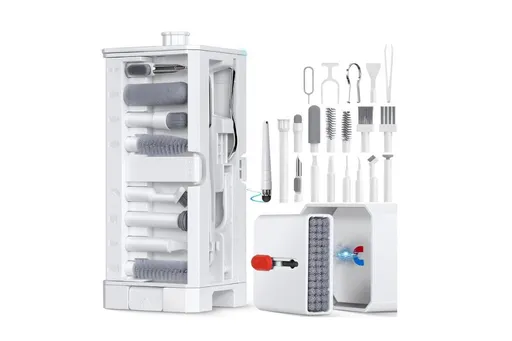 32-in-1 Multi-Functional Cleaning Kit for Electronics inlcuding Headphones Keyboard Cleaning Kit Earbud Cleaner Pen