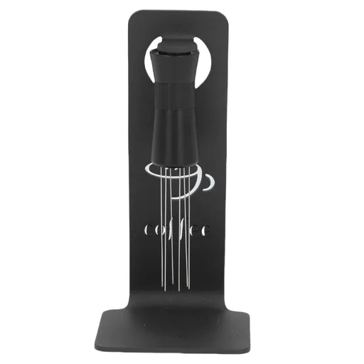 Coffee Distribution Tool with Stand 0.35mm Stainless Steel Needles Adjustable Magnetic Coffee Stirrer Aluminum Alloy Handle