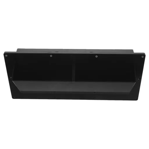 Versatile Black Exhaust Vent Cover for Easy Installation in Camper and Shower Spaces