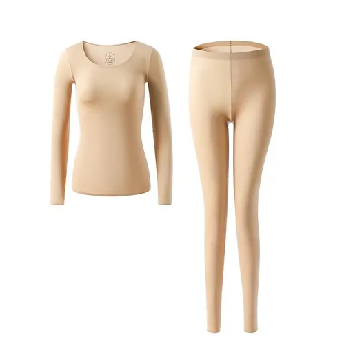 House Of Dasein 37 Degrees Constant Temperature Selfheating Thermal Underwear Winter Ultrathin - Light Skin Set