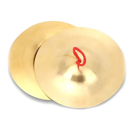 Pack Of 2 Brass Hand Pool Percussion Instrument Toy for Children Adults