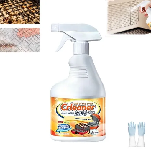 Kitchen Oil Stains Spray, 500ml Kitchen Heavy Duty Cleaner Spray, Grease Remover, Multipurpose Kitchen Cleaner for Countertops, Ovens and Appliances