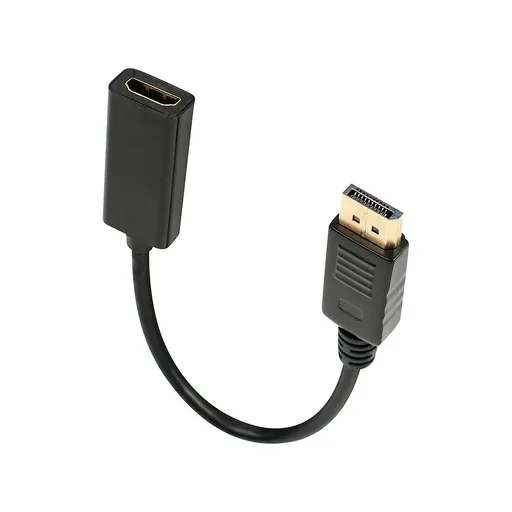 Gold-Plated DisplayPort Male to HDMI Female Adapter，"TV digital high-definition cable interface adapter cable