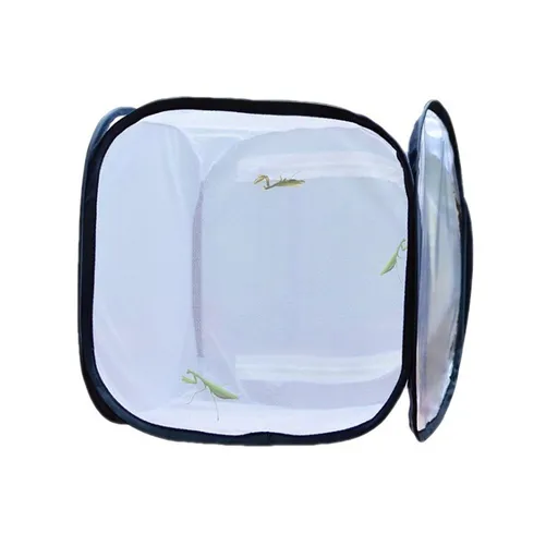 Butterfly Habitat,Outdoor Foldable Butterfly Cage Habitat Fine Mesh Stops - Mesh Panels for Air - Clear Window Panel for Easy Viewing