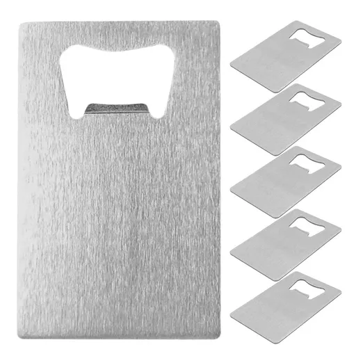 themed bottle opener 6pcs stainless steel portable for beer enthusiasts at daily life