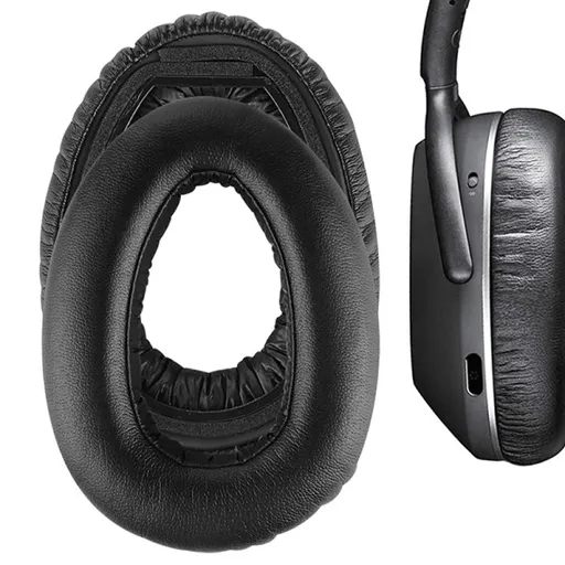 Ear Cushions Replacement for Sennheiser PXC 550 Headphones Memory Foam Protein Leather