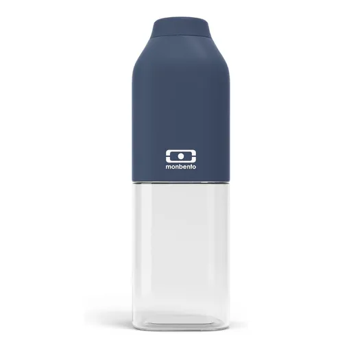 Reusable Water Bottle 500ml Tritan Square Design Blue Infinity